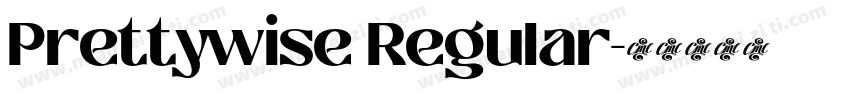 Prettywise Regular字体转换